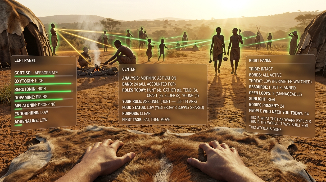 The environment the organism evolved for